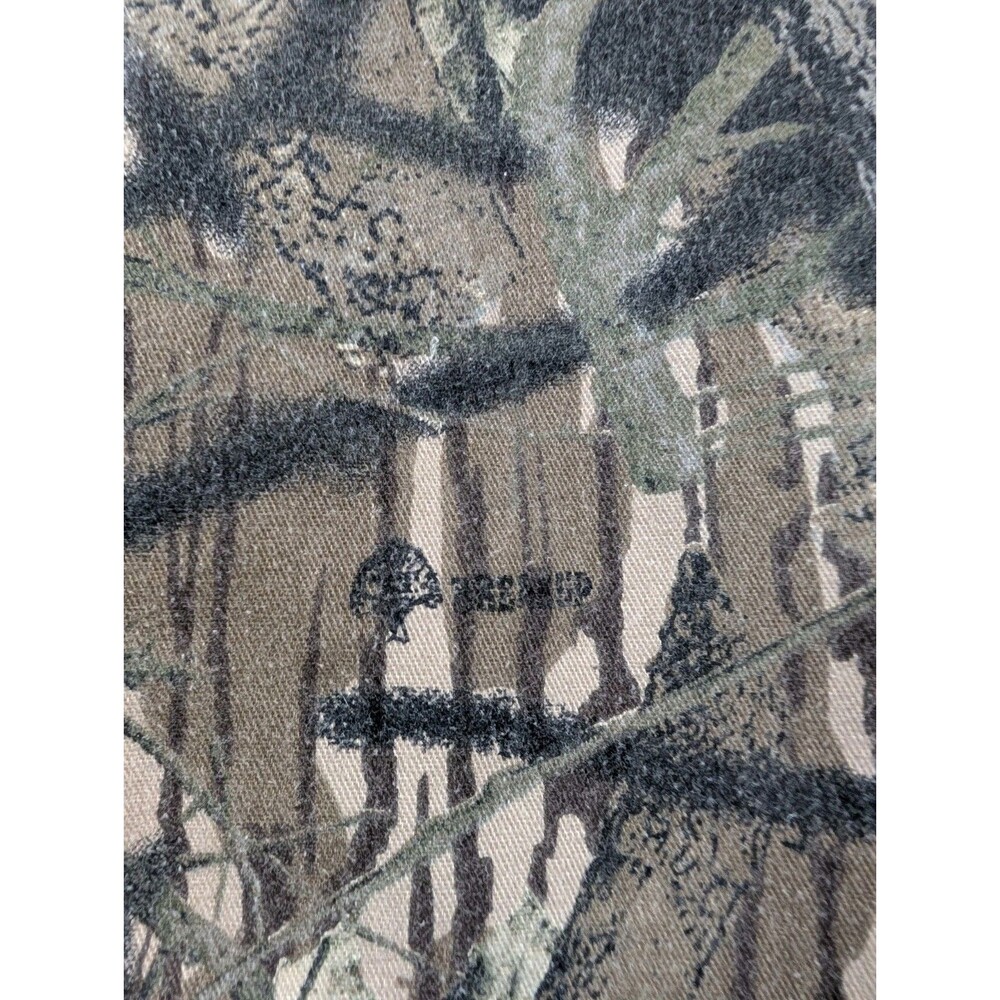 Vtg LL Bean Mossy Oak Breakup Leaf Camo Jacket Zip Sz M Hunting Camouflage - Picture 5 of 7